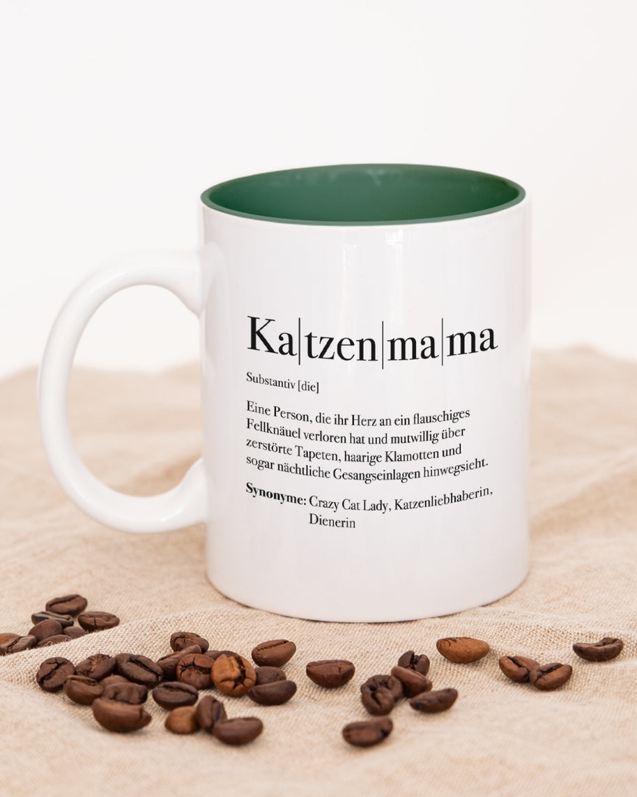 Motiv: Definition Katzenmama - VS" Tasse