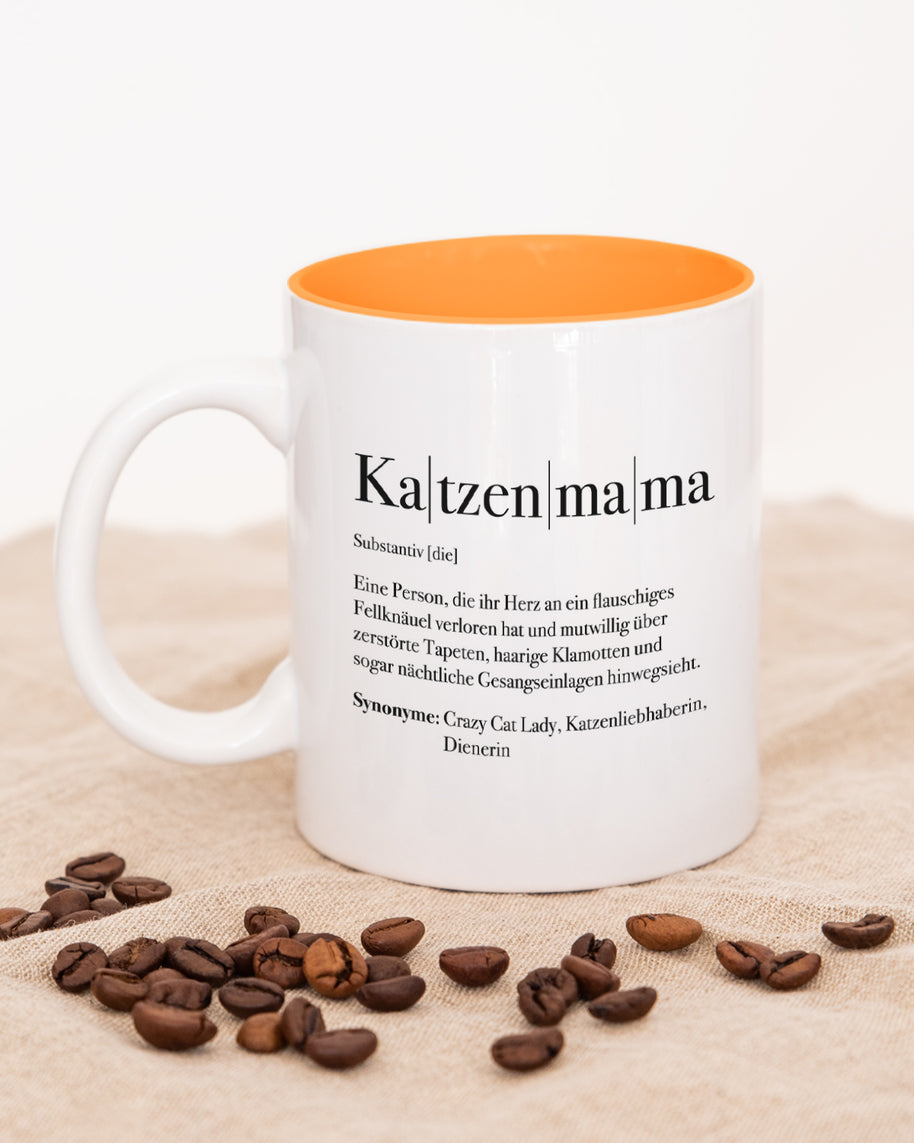 Motiv: Definition Katzenmama - VS" Tasse