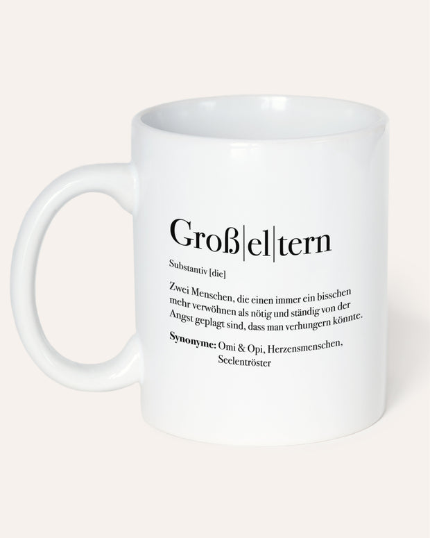 Motiv: Definition Großeltern - VS" Tasse Tasse Lieblingsmensch