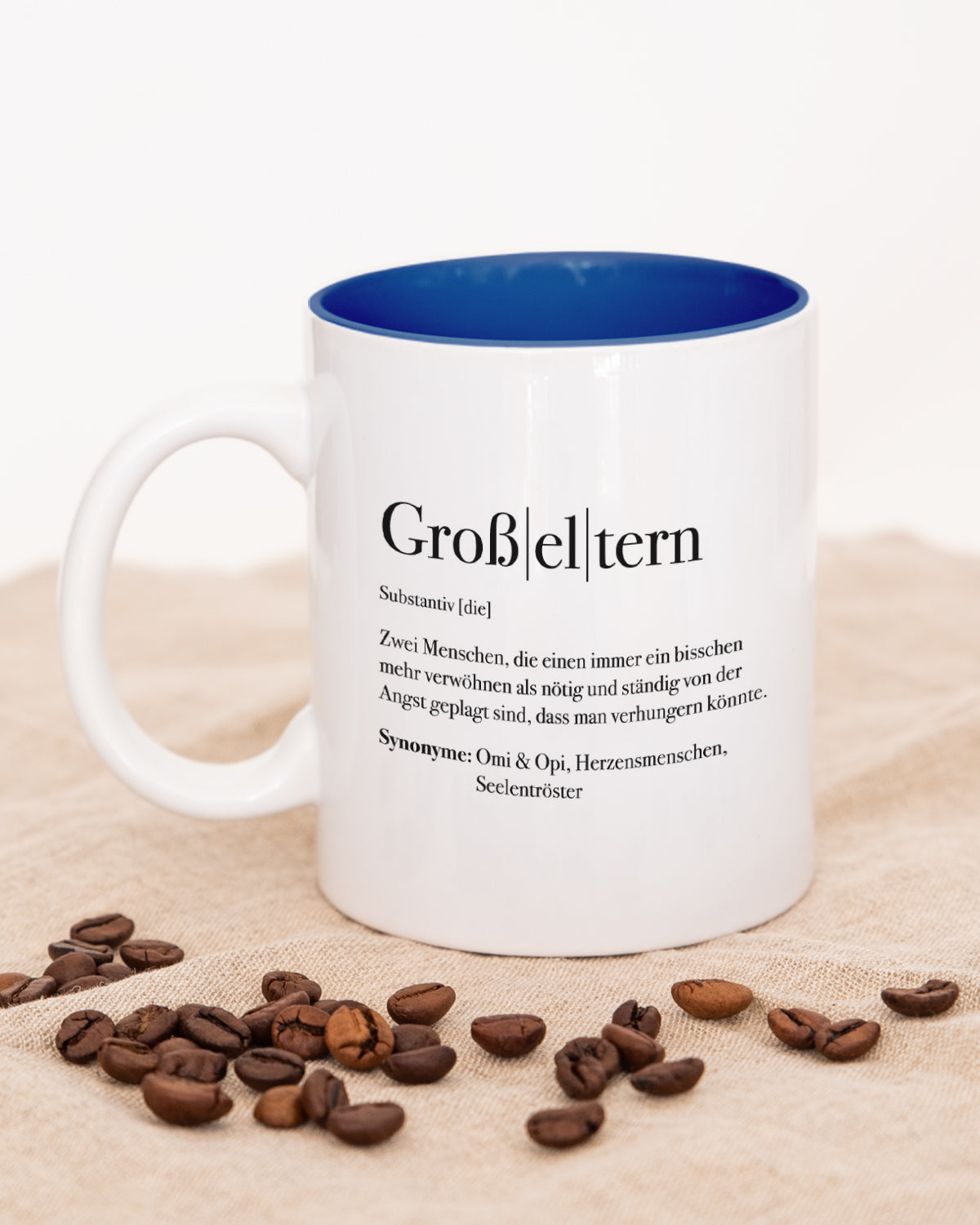 Definition Großeltern - Tasse Dunkelblau Tasse Lieblingsmensch®