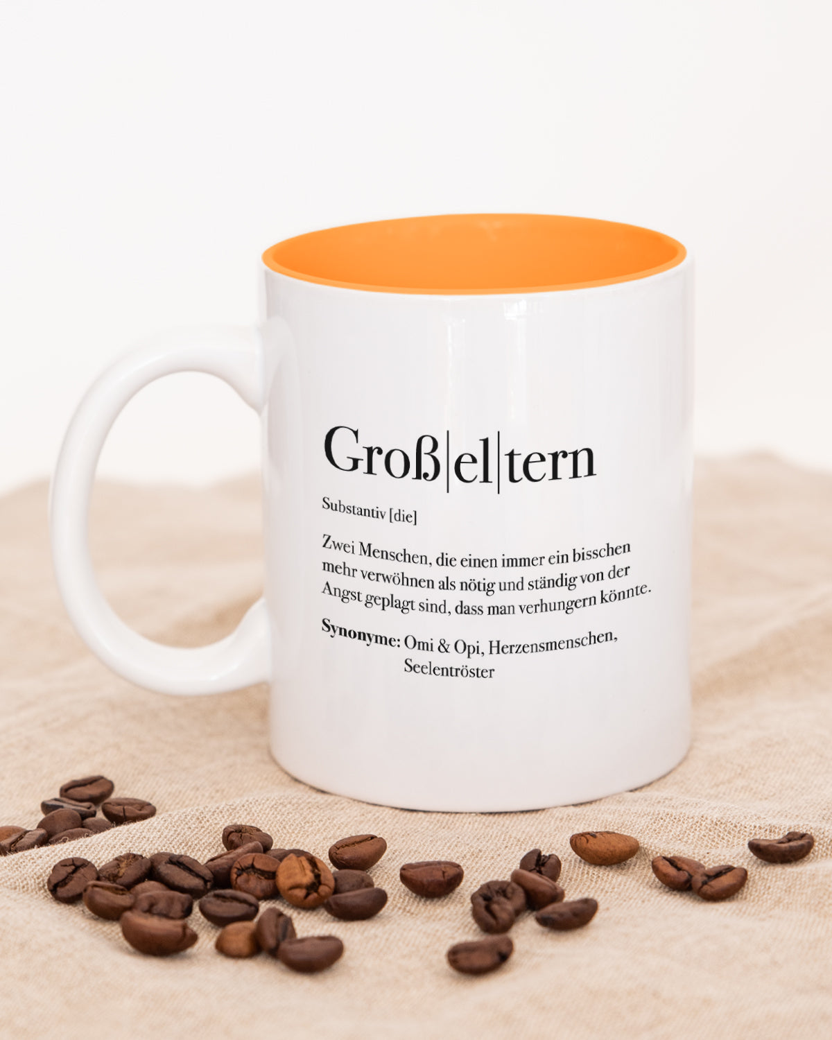 Definition Großeltern - Tasse Orange Tasse Lieblingsmensch®