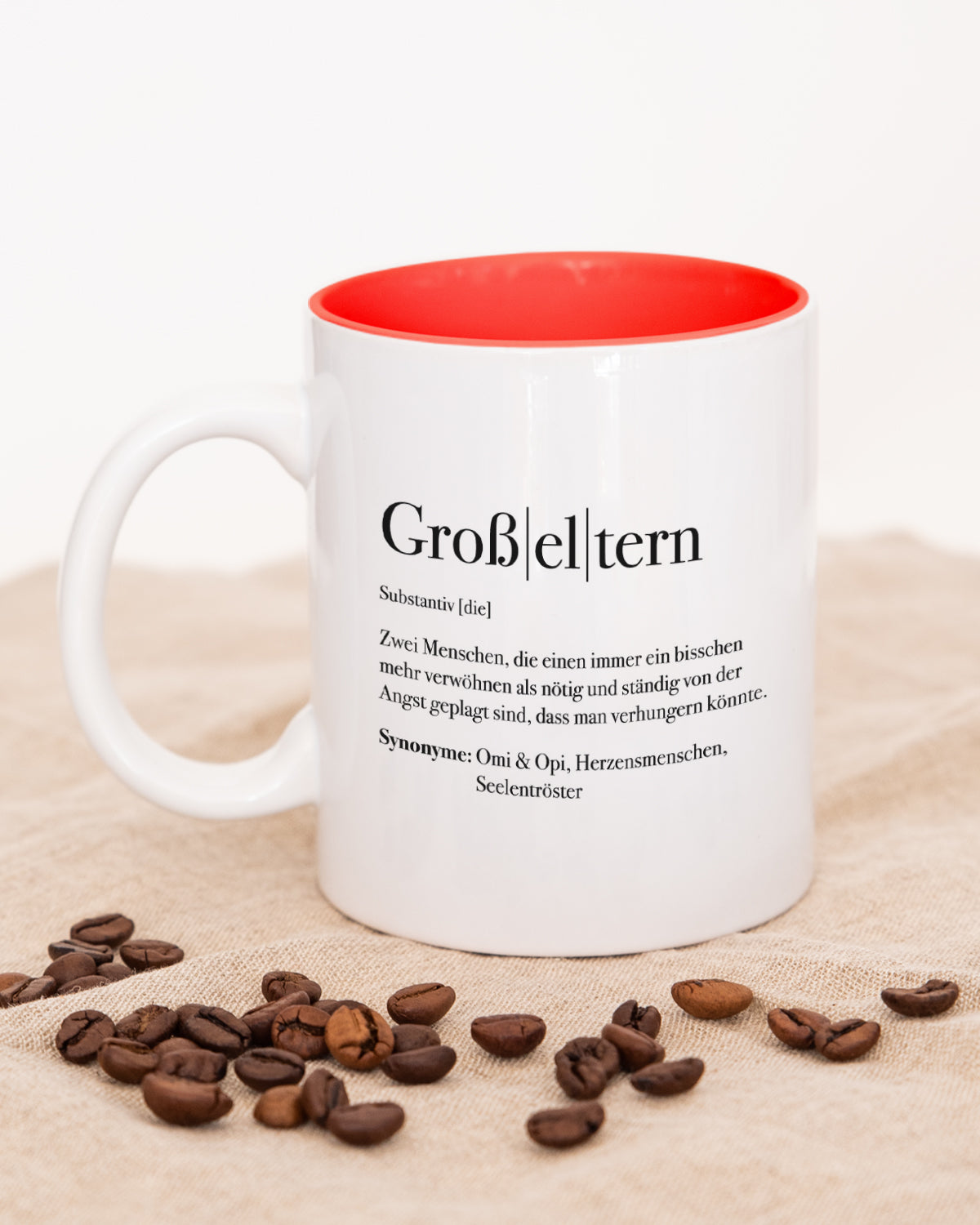 Definition Großeltern - Tasse Rot Tasse Lieblingsmensch®