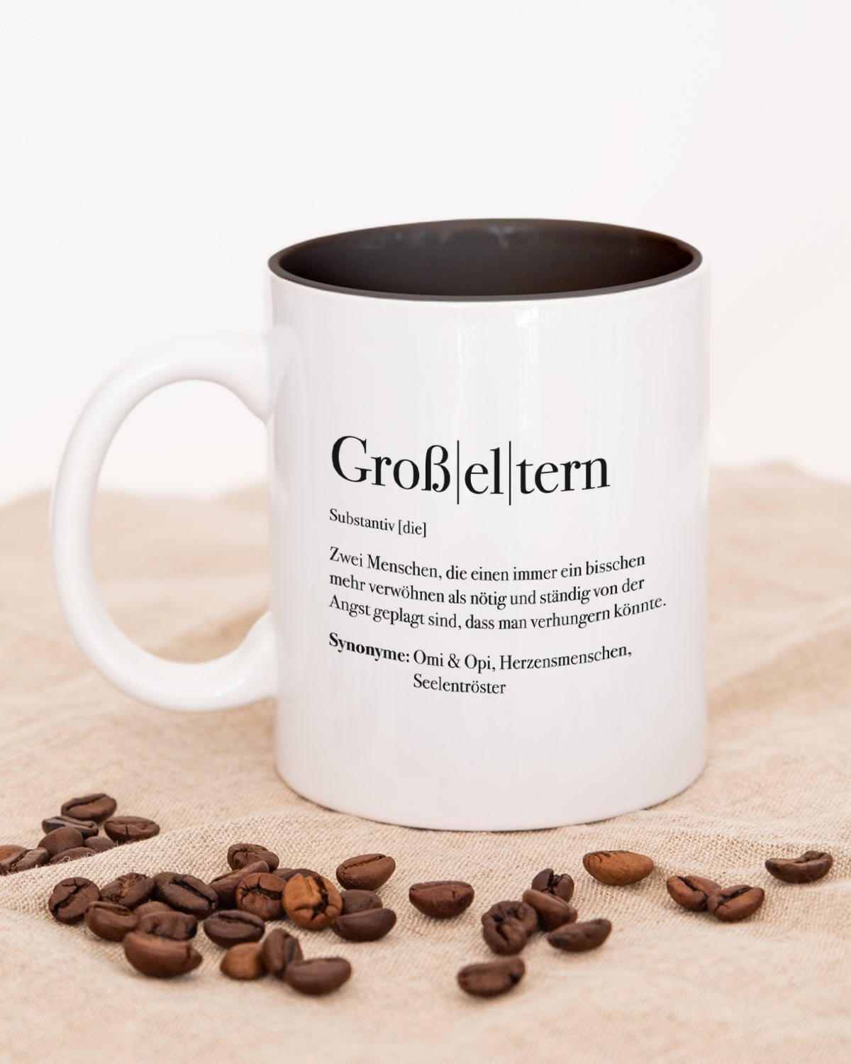 Definition Großeltern - Tasse Schwarz Tasse Lieblingsmensch®