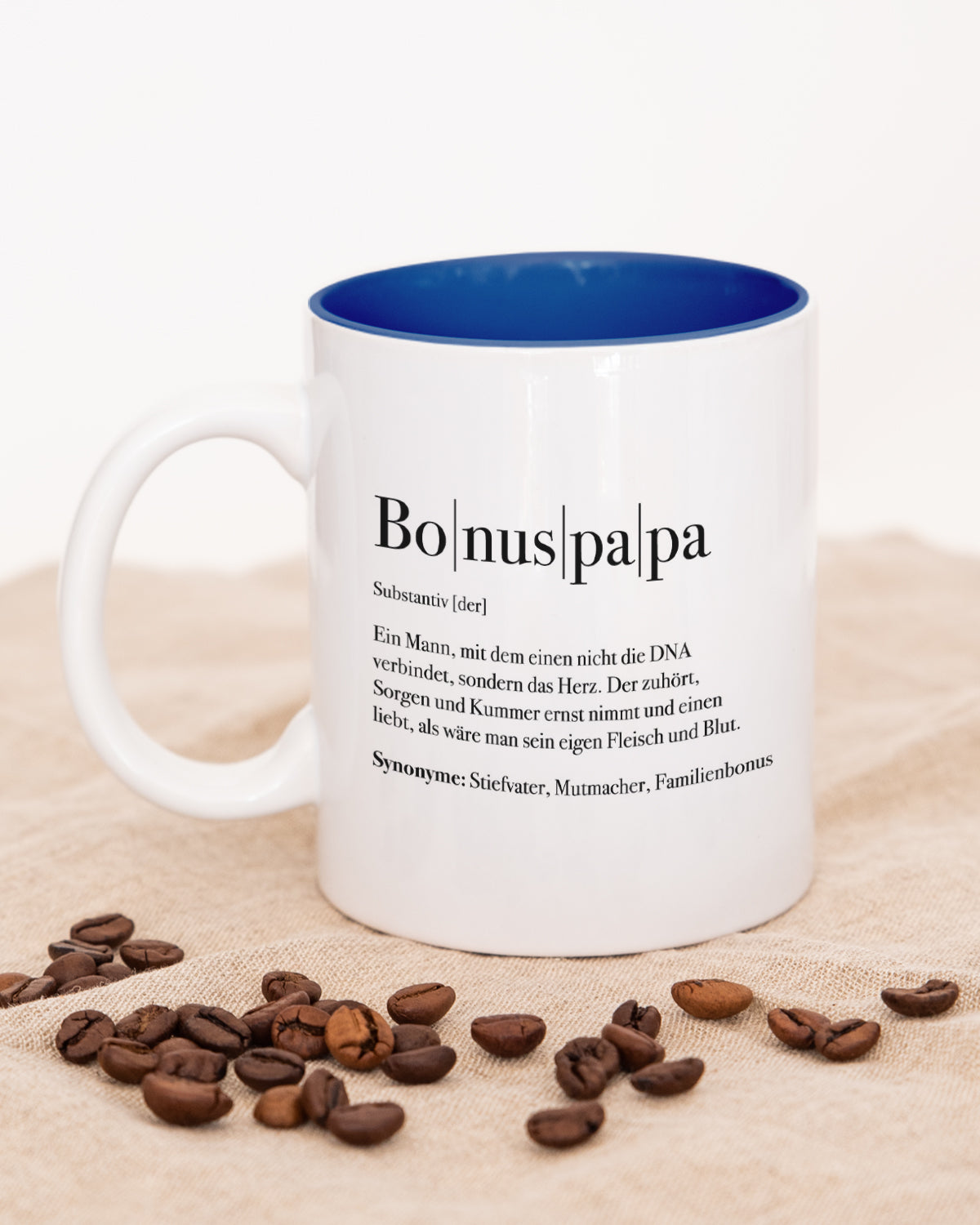 Definition Bonuspapa - Tasse Dunkelblau Tasse Lieblingsmensch®