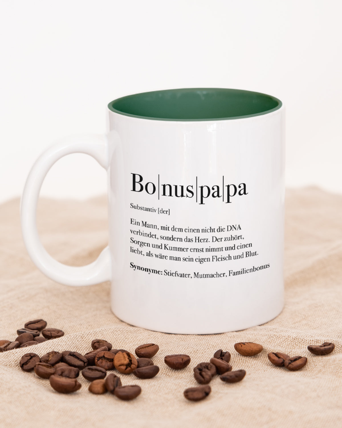 Definition Bonuspapa - Tasse Dunkelgrün Tasse Lieblingsmensch®