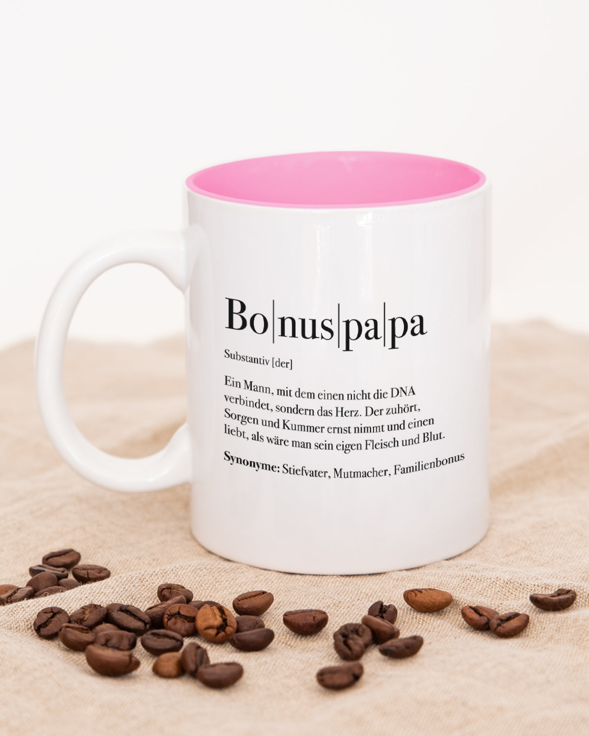 Definition Bonuspapa - Tasse Pink Tasse Lieblingsmensch®