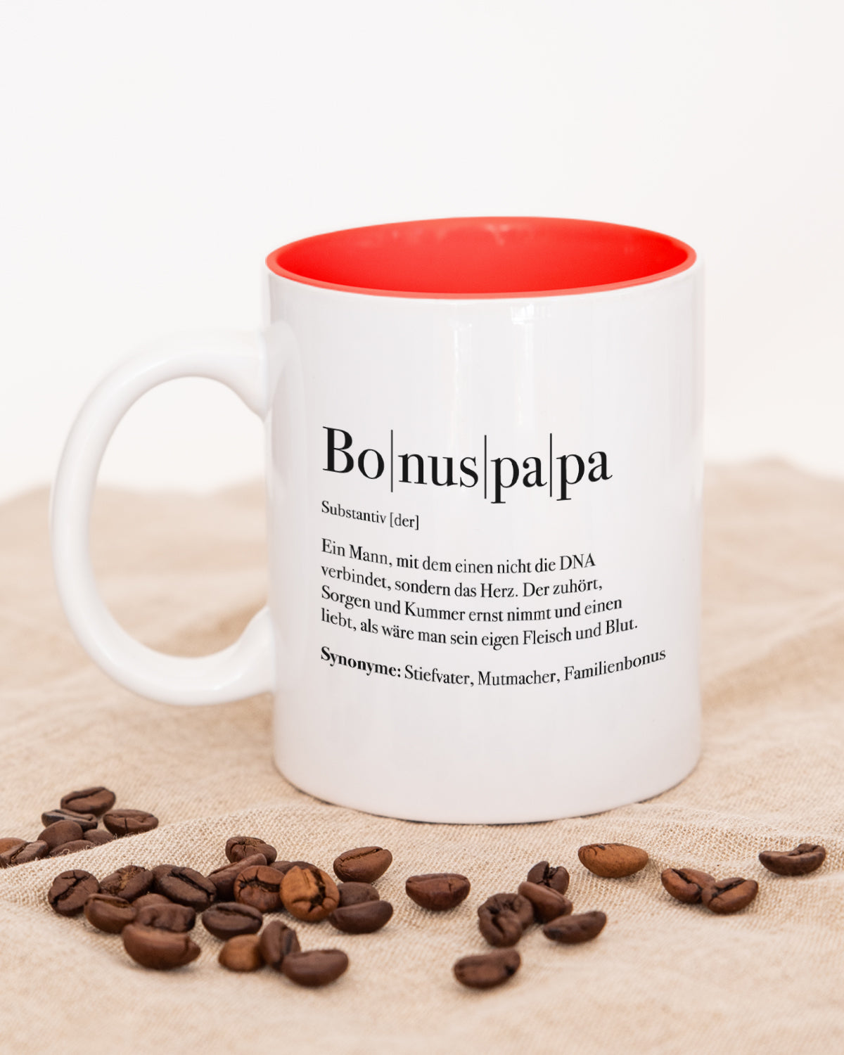 Definition Bonuspapa - Tasse Rot Tasse Lieblingsmensch®