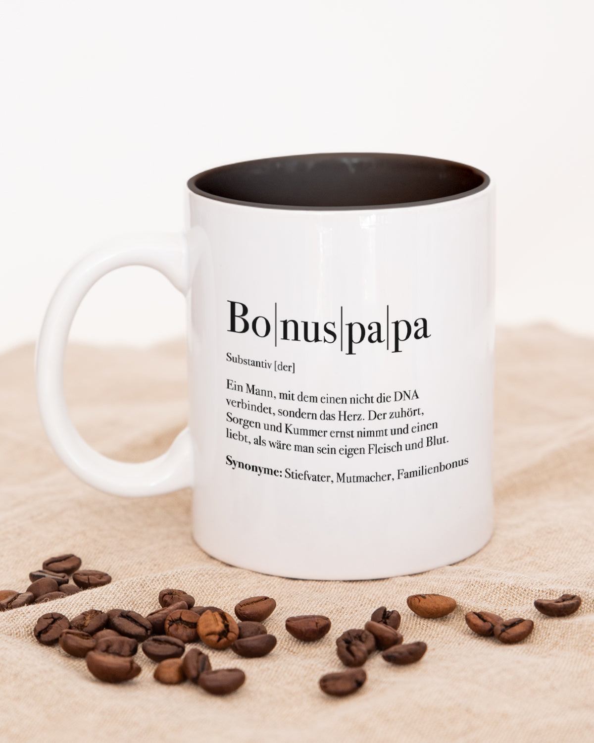 Definition Bonuspapa - Tasse Schwarz Tasse Lieblingsmensch®