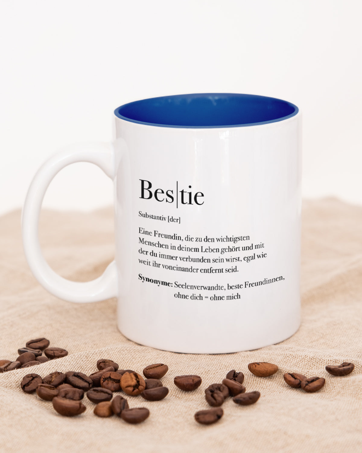 Definition Bestie - Tasse Dunkelblau Tasse Lieblingsmensch®