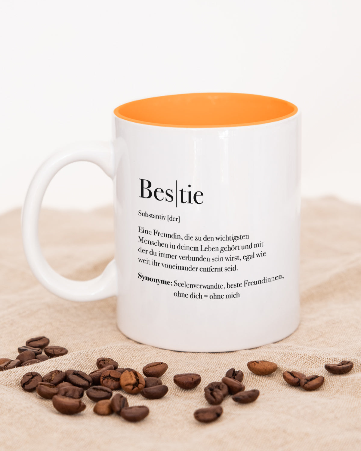 Definition Bestie - Tasse Orange Tasse Lieblingsmensch®