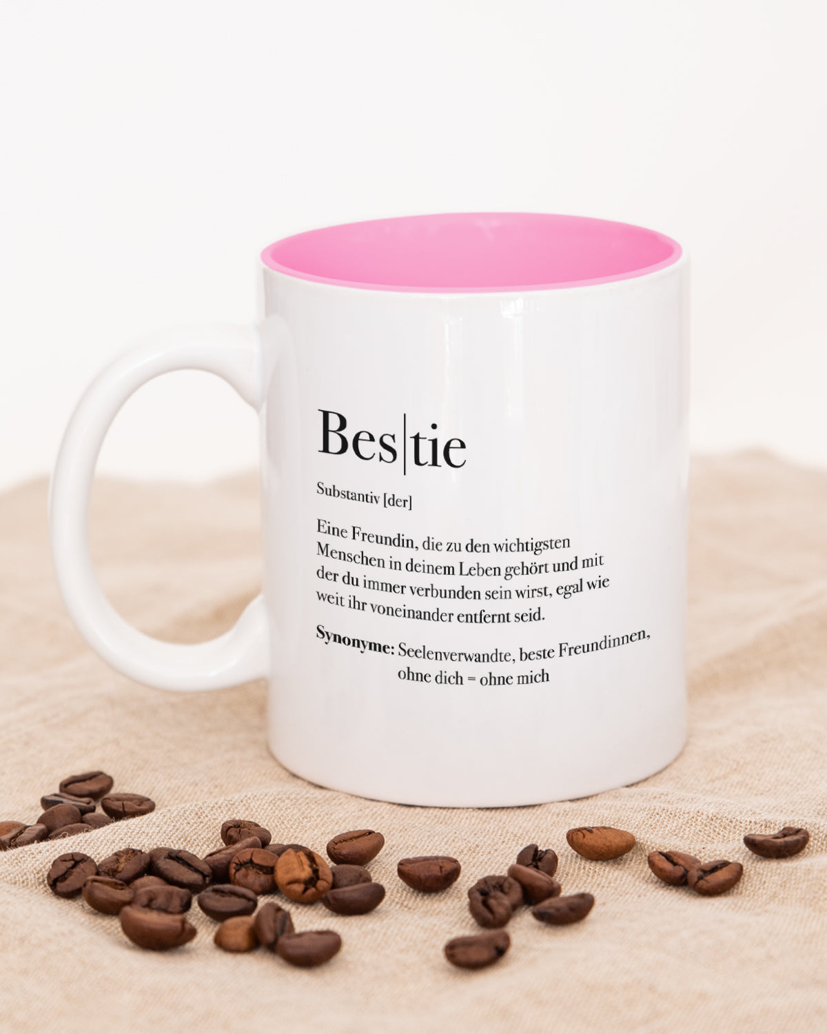 Definition Bestie - Tasse Pink Tasse Lieblingsmensch®