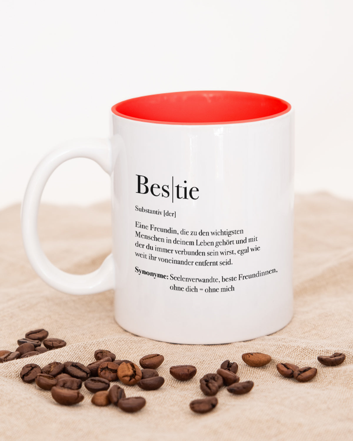Definition Bestie - Tasse Rot Tasse Lieblingsmensch®
