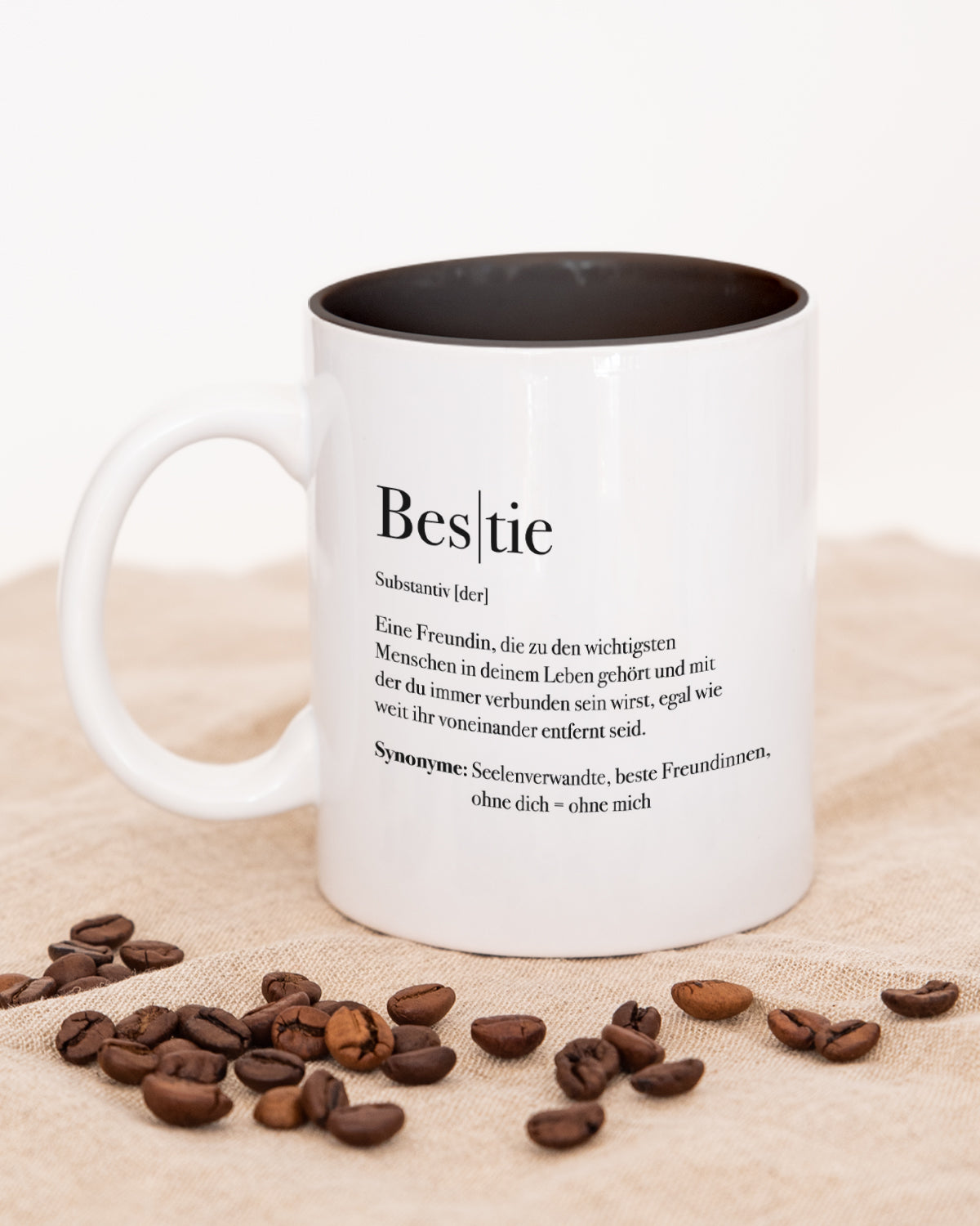 Definition Bestie - Tasse Schwarz Tasse Lieblingsmensch®