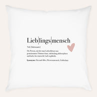 Motiv: Definition Lieblingsmensch - VS