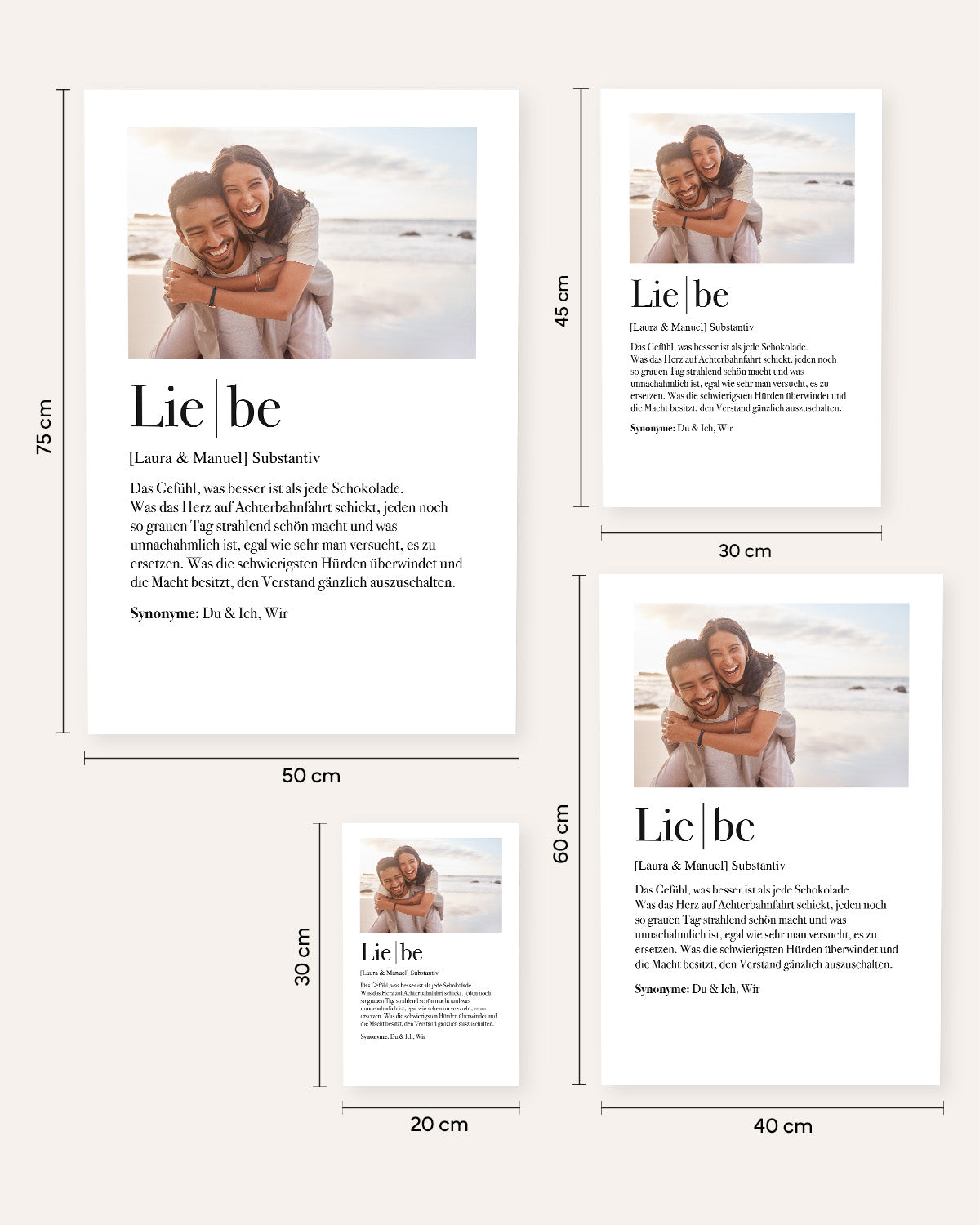 Definition Liebe - Foto-Poster Poster Lieblingsmensch®