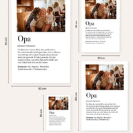 Definition Opa - Foto-Poster