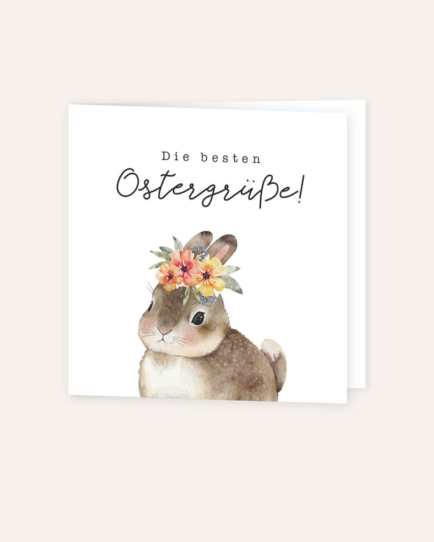 Die besten Ostergrüße - Grußkarte