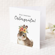 Die besten Ostergrüße - Grußkarte