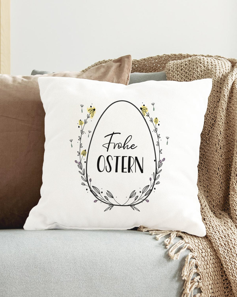 Motiv: Frohe Ostern - VS" Kissen