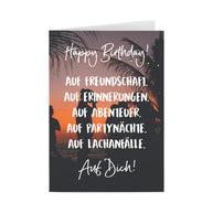Happy Birthday - Grußkarte