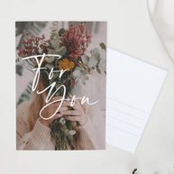 For you - Postkarte