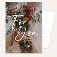 For you - Postkarte