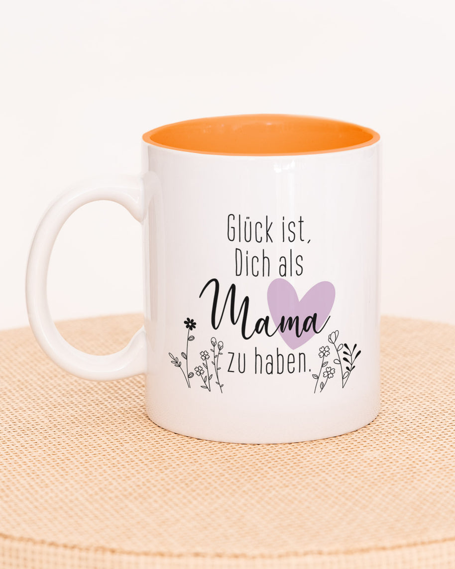 Mama - Tasse Orange Tasse Lieblingsmensch®