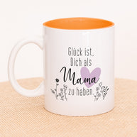 Mama - Tasse Orange Tasse Lieblingsmensch®