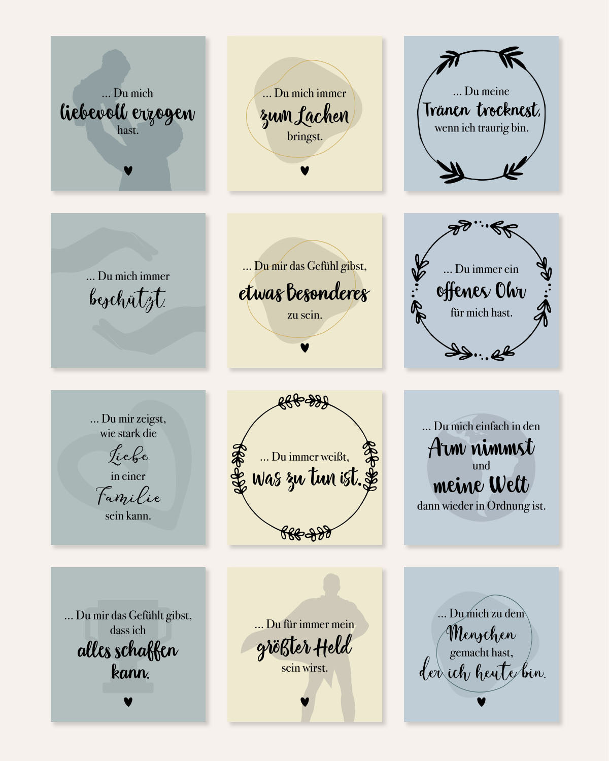 Weltbester Papa - Karten im Holzaufsteller Karten im Holzaufsteller Lieblingsmensch®