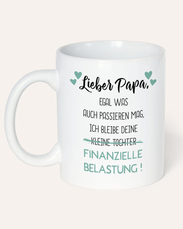 Motiv: Lieber Papa - VS" Tasse Tasse Lieblingsmensch