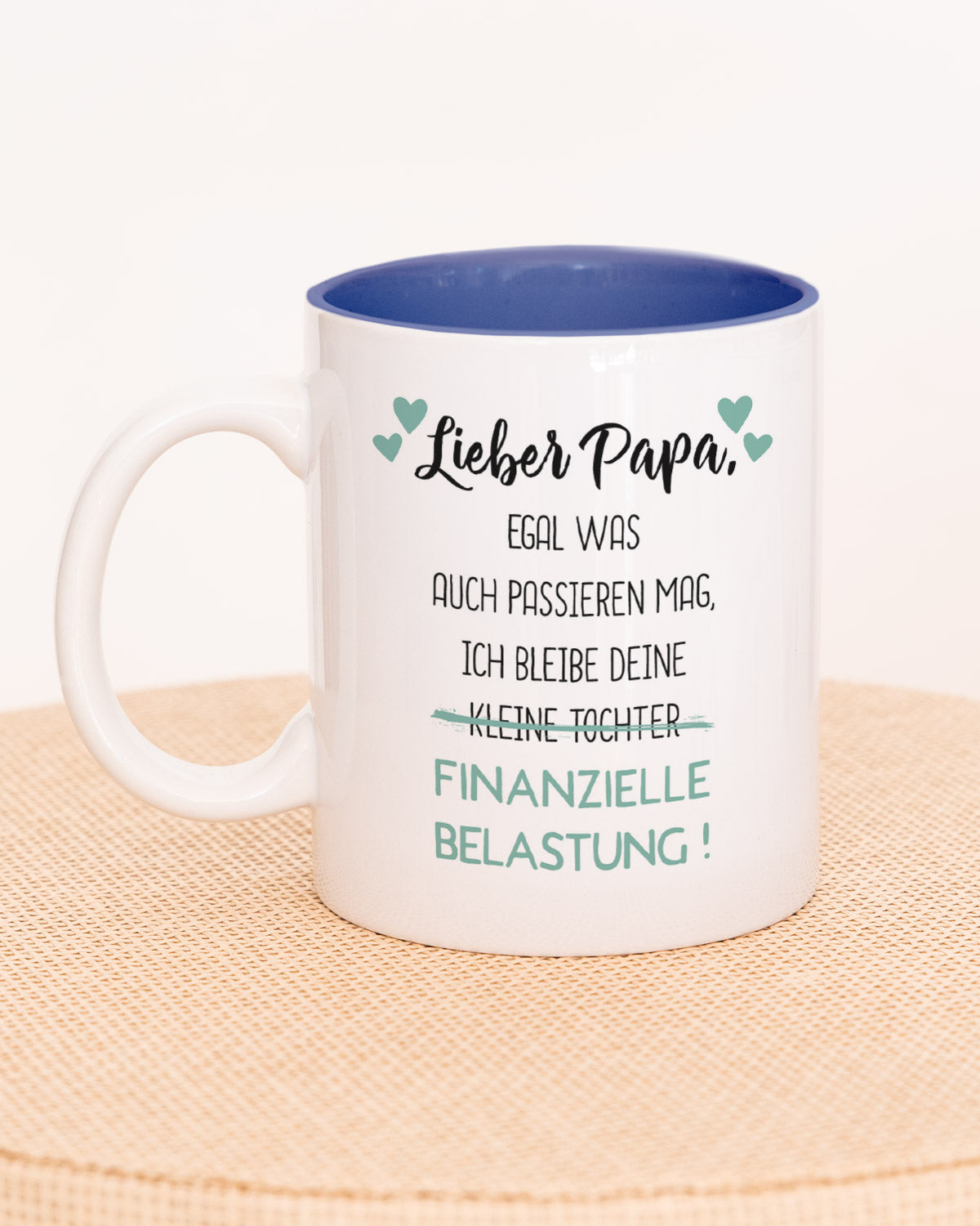 Lieber Papa - Tasse Dunkelblau Tasse Lieblingsmensch®