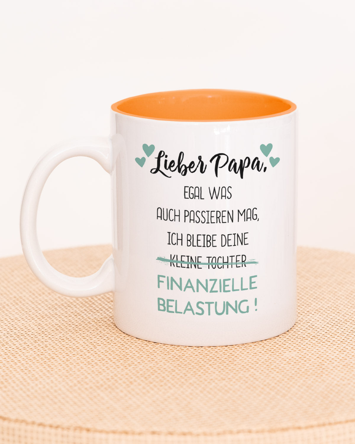 Lieber Papa - Tasse Orange Tasse Lieblingsmensch®
