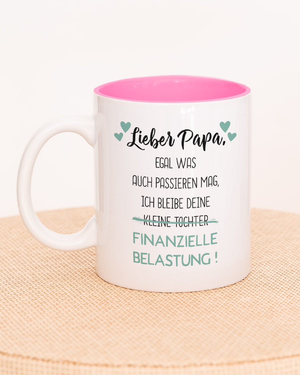 Lieber Papa - Tasse Pink Tasse Lieblingsmensch®