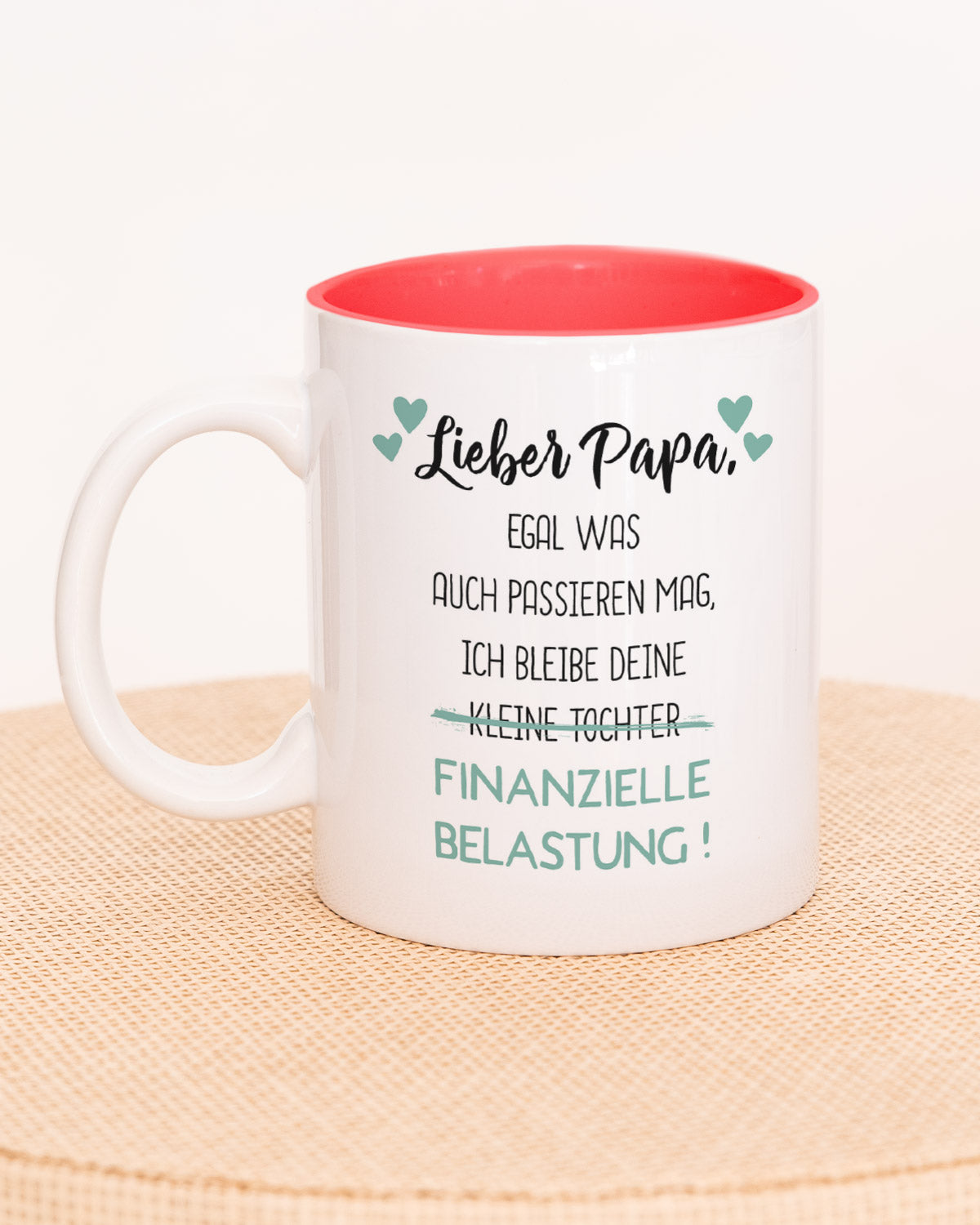 Lieber Papa - Tasse Rot Tasse Lieblingsmensch®