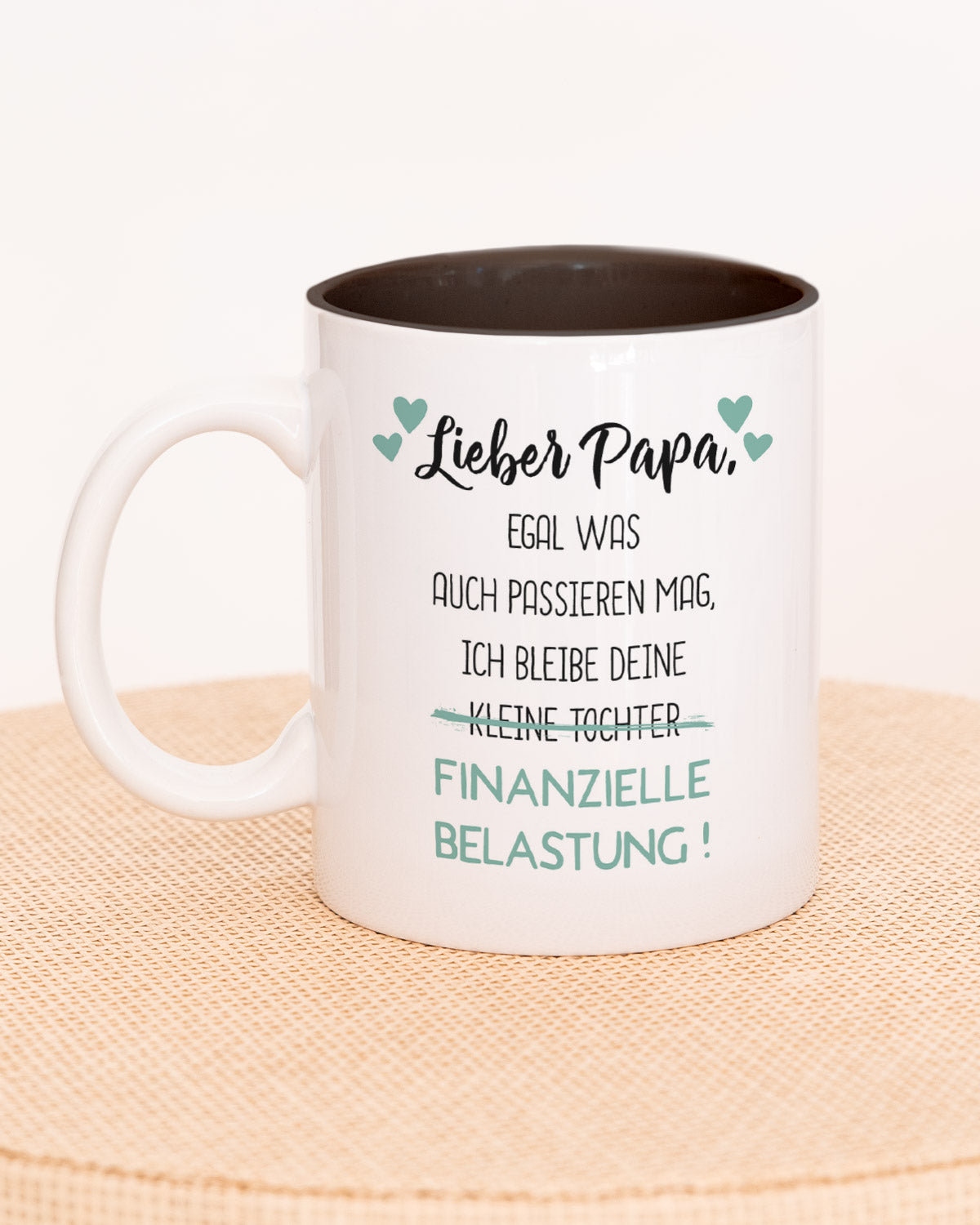 Lieber Papa - Tasse Schwarz Tasse Lieblingsmensch®