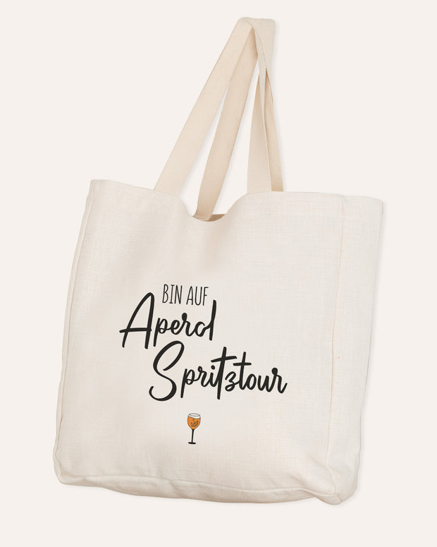 Motiv: Bin auf Aperol Spritztour - VS" Stofftasche Stofftasche Lieblingsmensch®