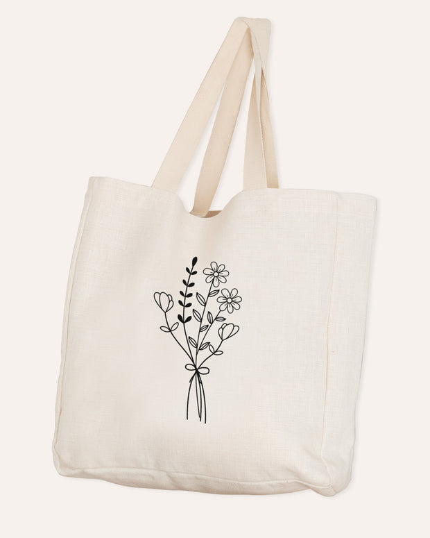 Motiv: Blumen Bouquet No.2 - VS" Stofftasche Stofftasche LiebelieberDich