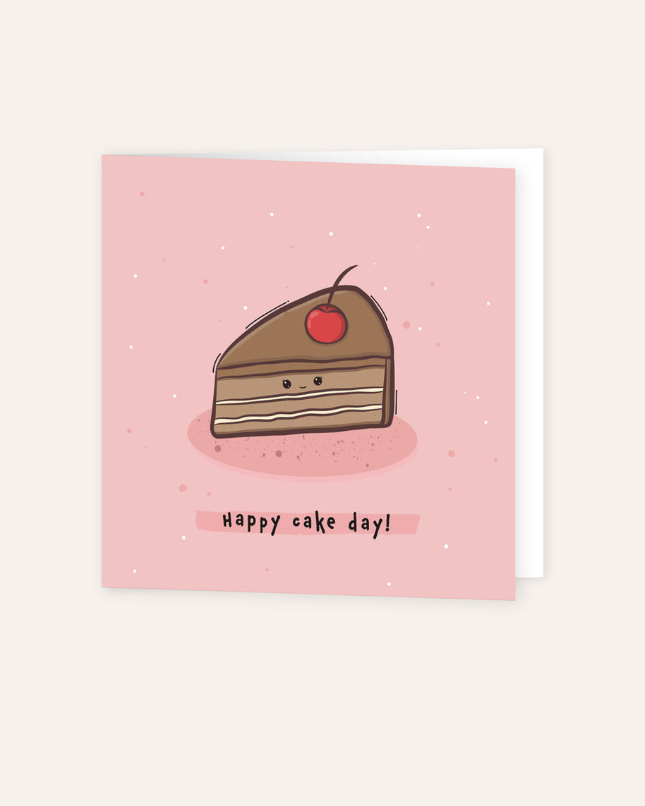 Happy cake day! - Grußkarte