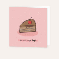 Happy cake day! - Grußkarte
