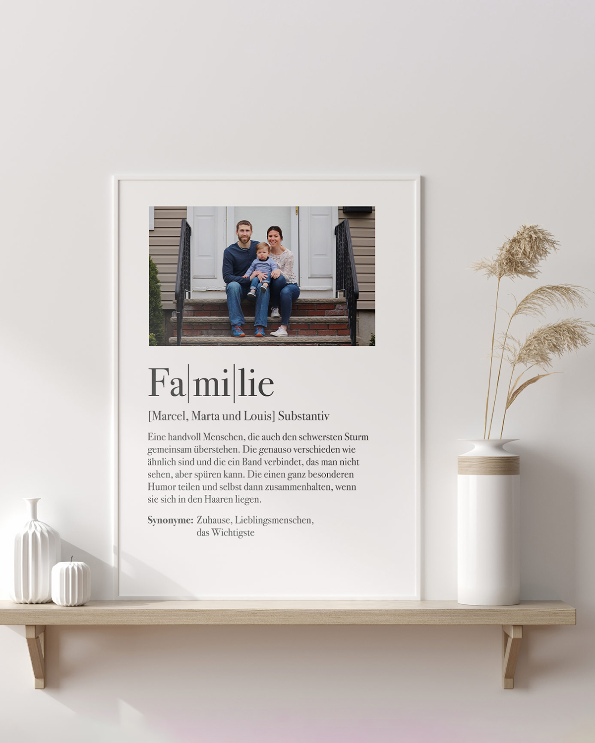 Definition Familie - Foto-Poster Poster Lieblingsmensch®