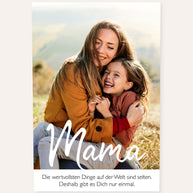 Wertvollste Mama - Fotoposter