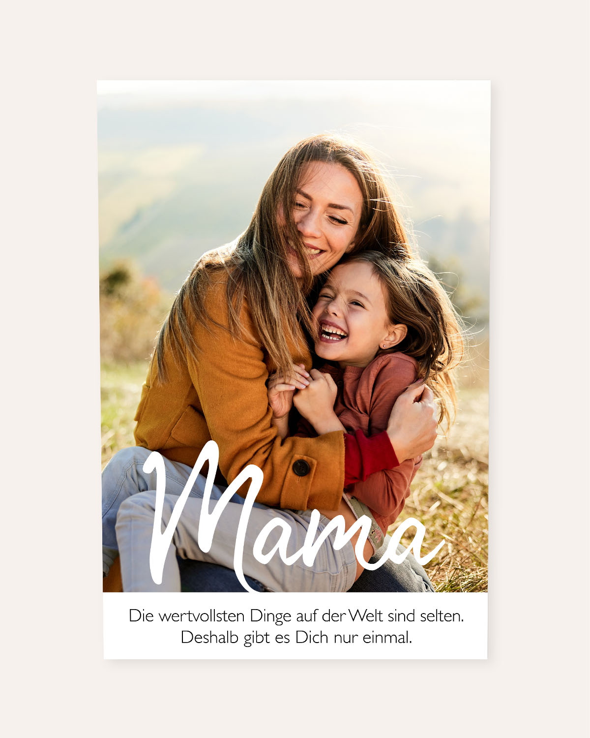 Wertvollste Mama - Foto-Poster Poster Lieblingsmensch®
