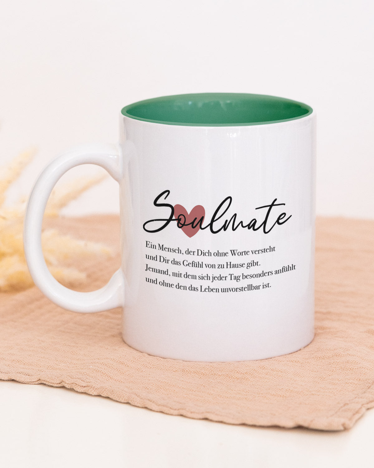 Soulmate - Tasse Dunkelgrün Tasse Lieblingsmensch®