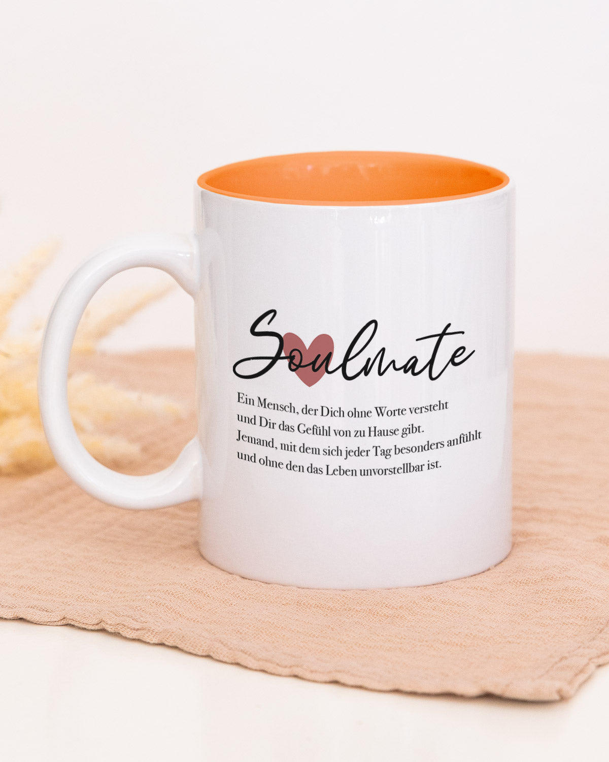 Soulmate - Tasse Orange Tasse Lieblingsmensch®