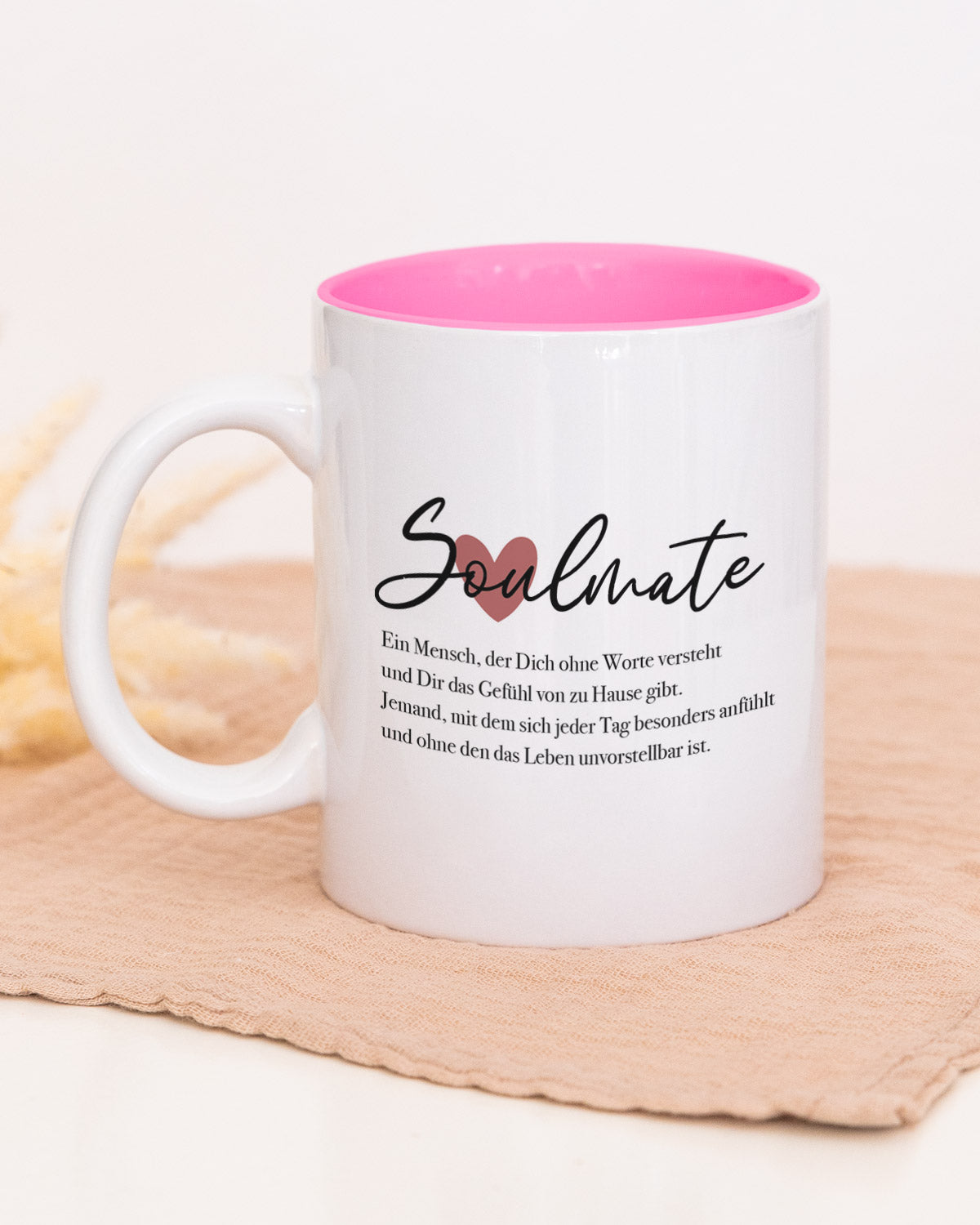 Soulmate - Tasse Pink Tasse Lieblingsmensch®