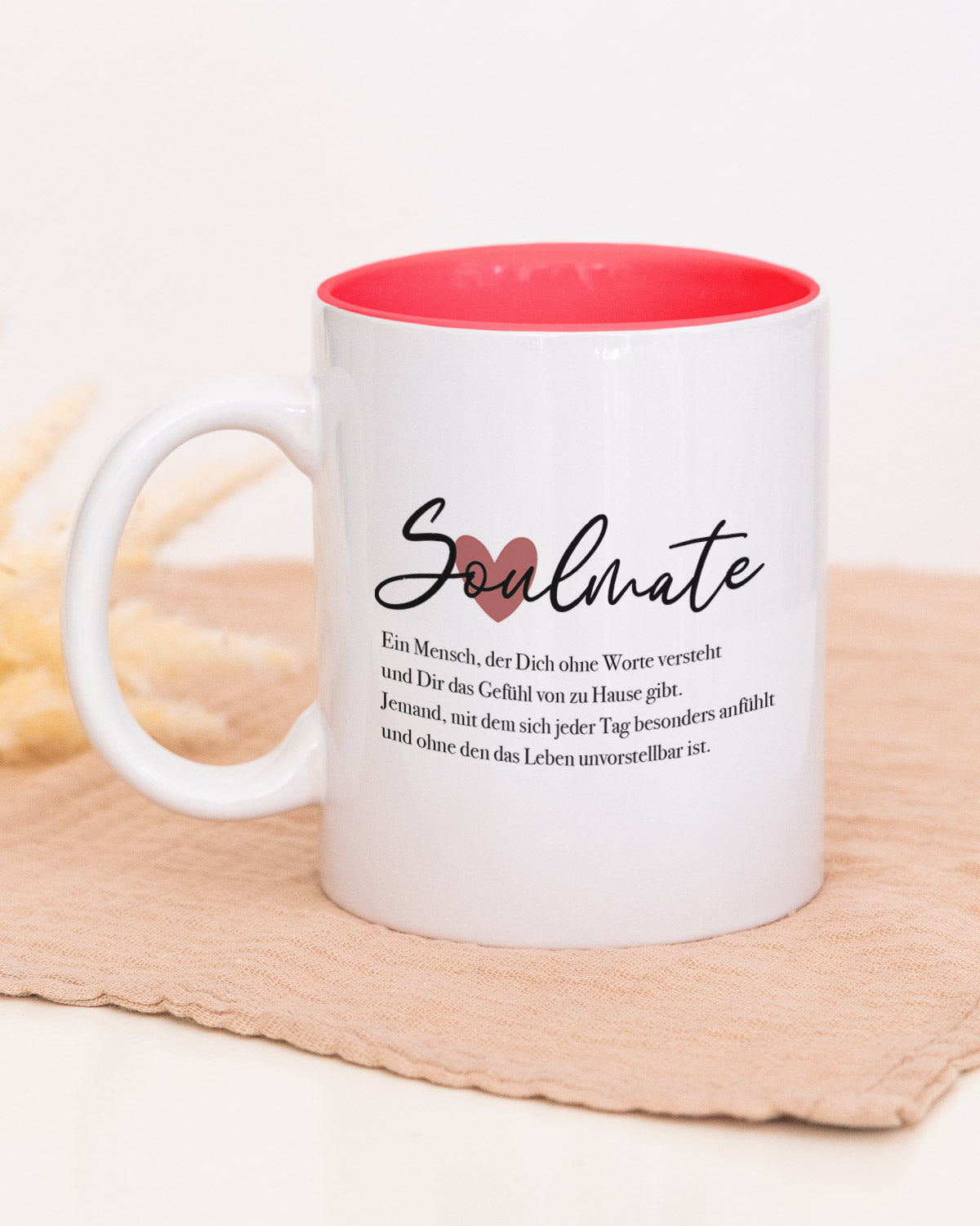 Soulmate - Tasse Rot Tasse Lieblingsmensch®