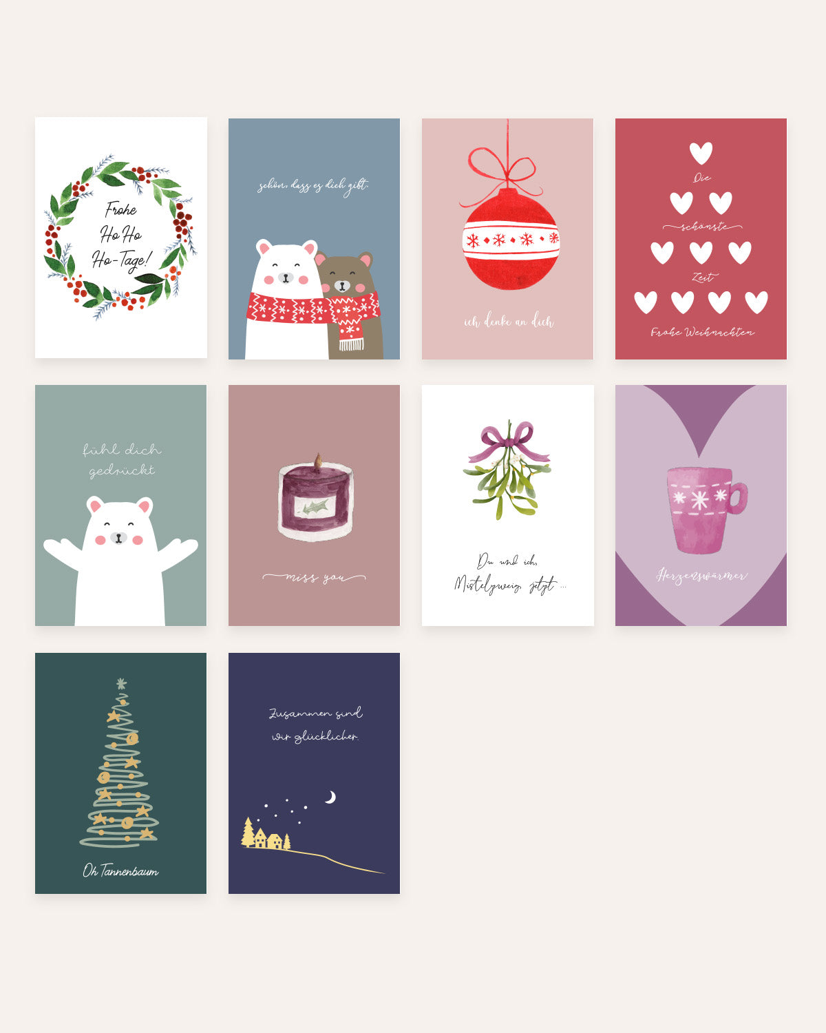 Christmas - Postkarten-Set Postkarten-Set Lieblingsmensch®