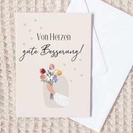 Gute Besserung - Grußkarte