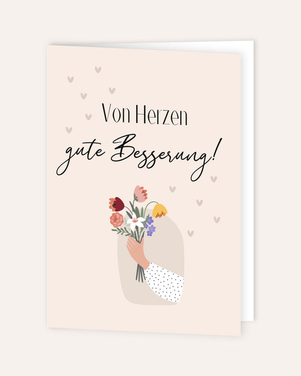 Gute Besserung - Grußkarte