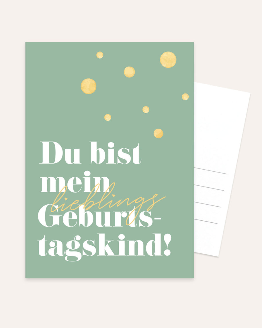 Geburtstagswünsche - 10er Postkarten-Set
